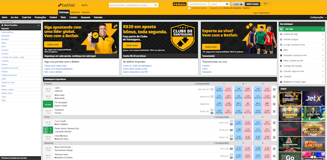 Betfair eleições